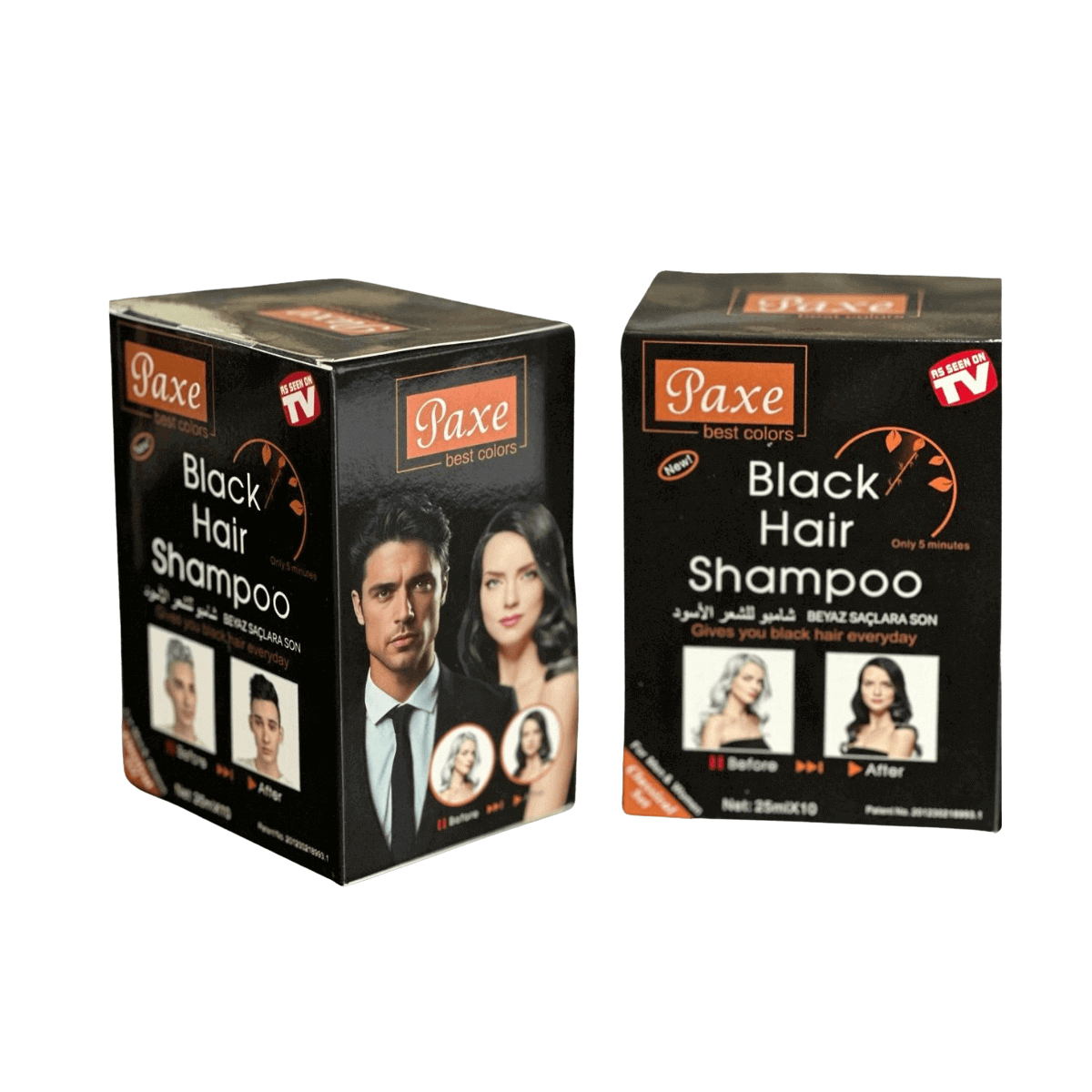 Paxe Black Hair Shampoo 2'li (10lu Paket)