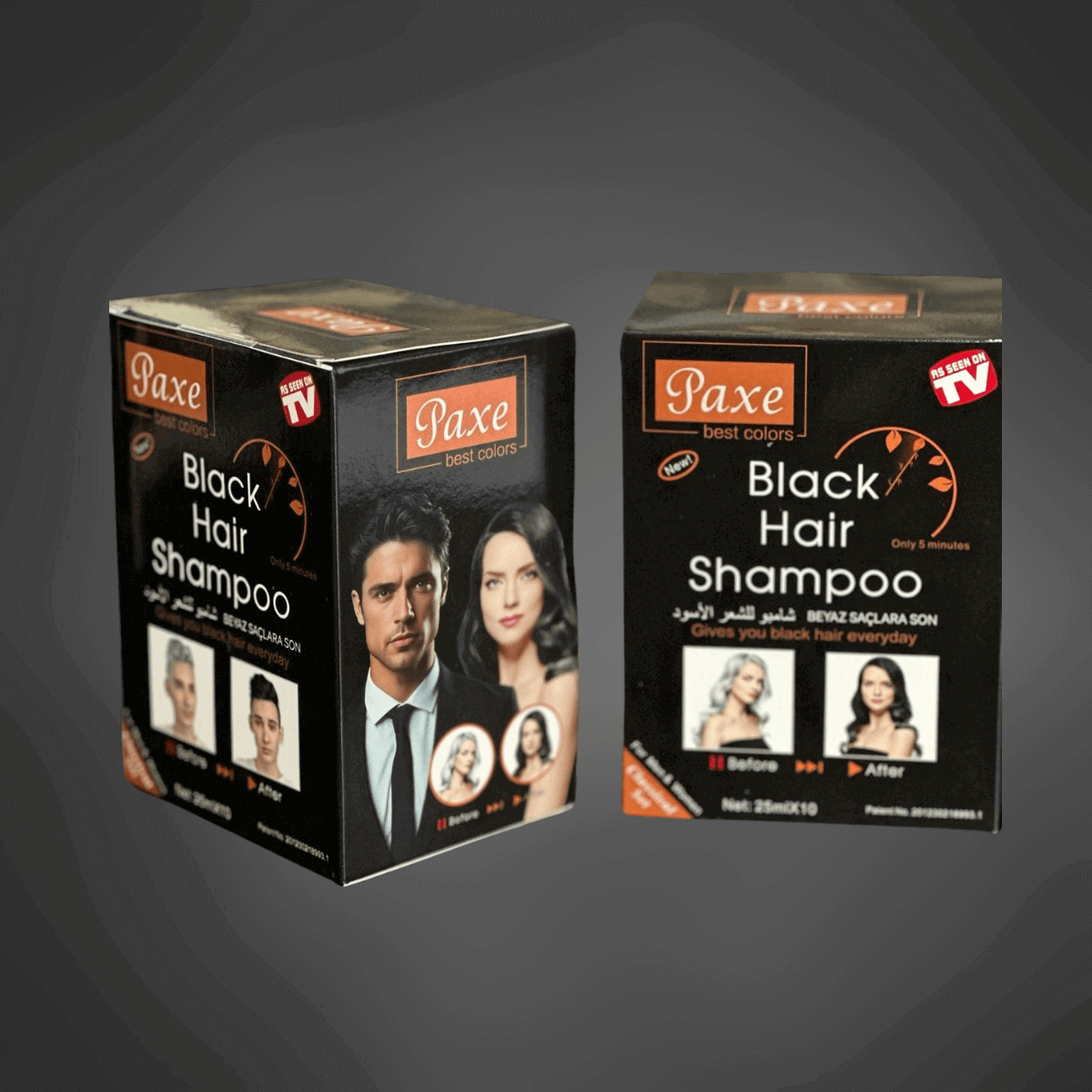 Paxe Black Hair Shampoo 2'li (10lu Paket)