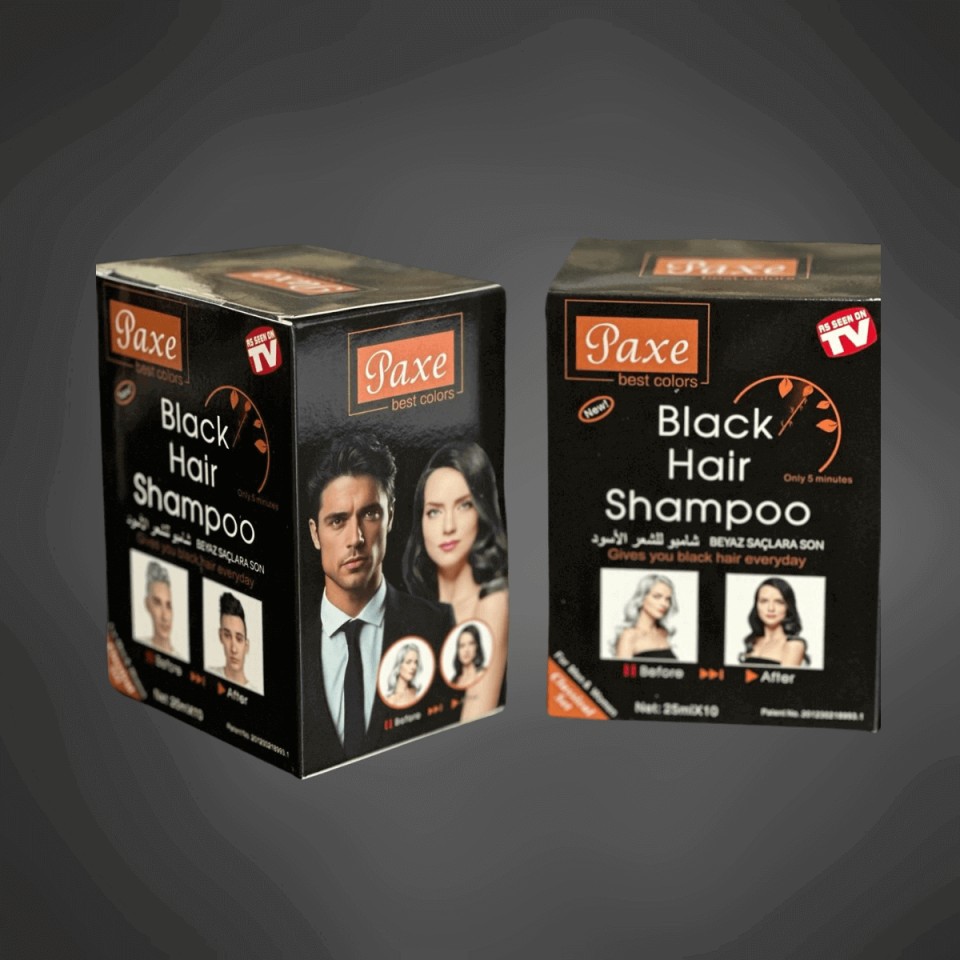 Paxe Black Hair Shampoo 2'li (10lu Paket)