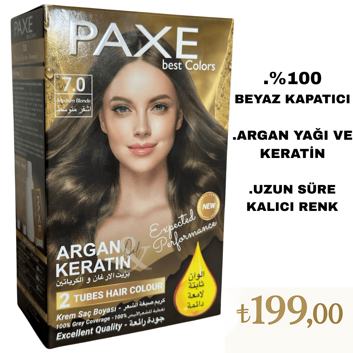 PAXE 7.0 Medium Blonde (Orta Kumral)
