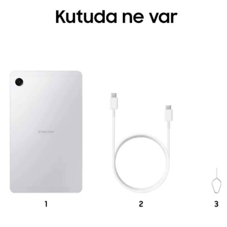 Samsung Galaxy Tab A11 8GB RAM 128GB Gümüş Tablet
